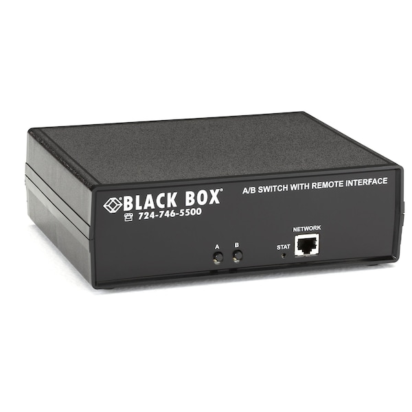 Black Box BLACK BOX CAT6 Remotely Controlled Layer 1 A/B Switch, Latching, Ethernet, RS - 232 - 1 X Serial Port SW1041A - main